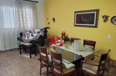 Apartamento com 3 dormitórios à venda, 159 m² por r$ 750.000,00 - boqueirão - santos/sp