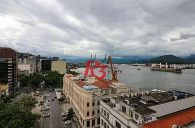 Andar corporativo à venda, 260 m² por r$ 850.000,00 - centro - santos/sp