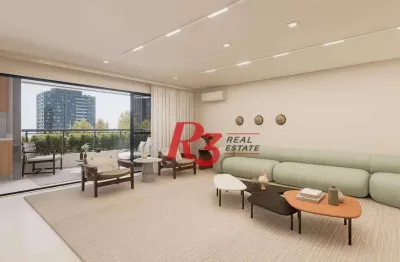 Apartamento à venda, 300 m² por r$ 4.090.000,00 - boqueirão - santos/sp