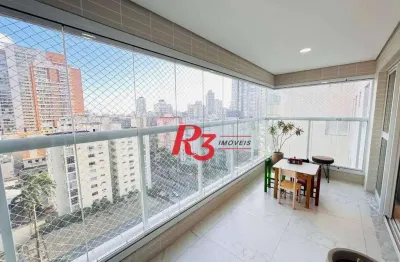 Apartamento à venda, 99 m² por r$ 1.590.000,00 - gonzaga - santos/sp
