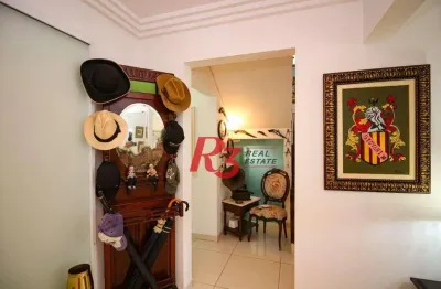 Cobertura à venda, 200 m² por r$ 1.600.000,00 - embaré - santos/sp
