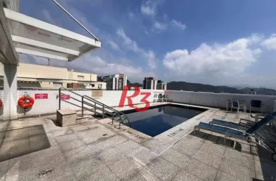 Flat com 1 dormitório à venda, 36 m² por r$ 583.000,00 - gonzaga - santos/sp