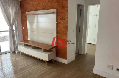 Apartamento garden  com 2 dormitórios à venda, 111 m² por r$ 950.000 - gonzaga - santos/sp
