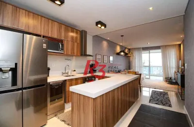 Apartamento à venda, 104 m² por r$ 1.710.000,00 - aparecida - santos/sp