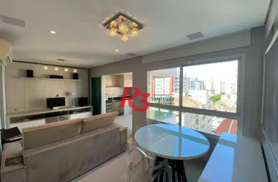 Apartamento à venda, 98 m² por r$ 1.330.000,00 - gonzaga - santos/sp