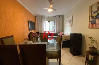 Apartamento com 3 dormitórios à venda, 91 m² por r$ 430.000,00 - encruzilhada - santos/sp