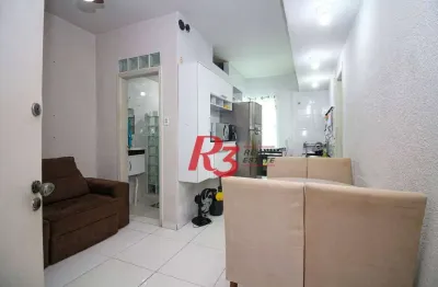Apartamento à venda, 50 m² por r$ 310.000,00 - josé menino - santos/sp