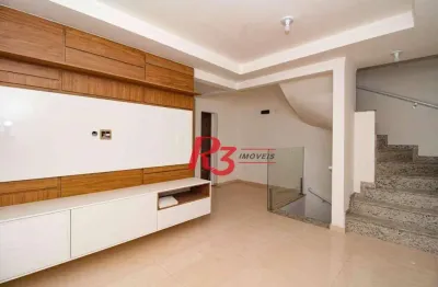 Village à venda, 103 m² por r$ 670.000,00 - campo grande - santos/sp