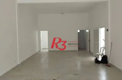 Loja para alugar, 86 m² por r$ 7.149,99/mês - areia branca - santos/sp