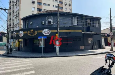 Terreno à venda, 500 m² por r$ 3.000.000,00 - boqueirão - santos/sp