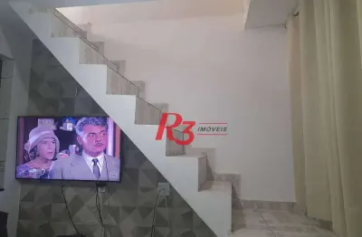 Casa com 3 dormitórios à venda, 95 m² por r$ 250.000,00 - saboó - santos/sp