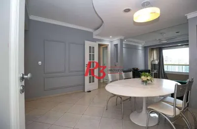 Apartamento para alugar, 96 m² por r$ 6.500,00/mês - gonzaga - santos/sp