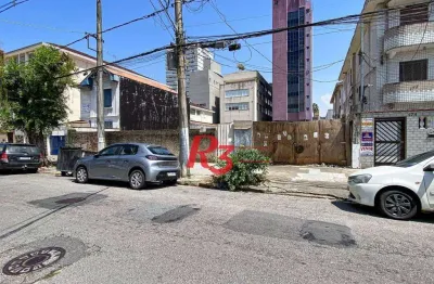 Terreno para alugar, 1000 m² por r$ 30.000,00/mês - encruzilhada - santos/sp