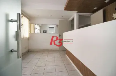 Sala para alugar, 92 m² por r$ 5.000,00/mês - centro - santos/sp