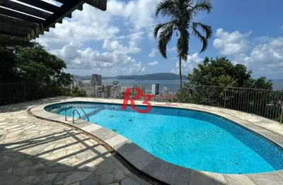 Casa, 792 m² - venda por r$ 7.990.000,00 ou aluguel por r$ 65.800,00/mês - marapé - santos/sp