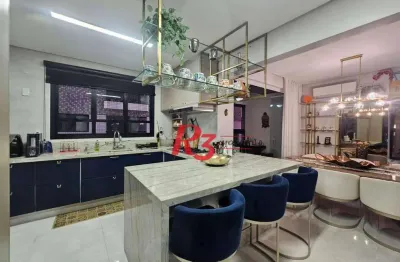 Apartamento com 3 dormitórios à venda, 120 m² por R$ 1.650.000,00 - Pompéia - Santos/SP