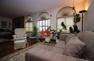 Apartamento com 4 dormitórios à venda, 335 m² por r$ 1.840.000,00 - boqueirão - santos/sp