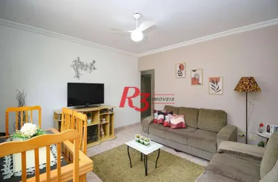 Apartamento com 2 dormitórios à venda, 98 m² por r$ 420.000,00 - vila matias - santos/sp