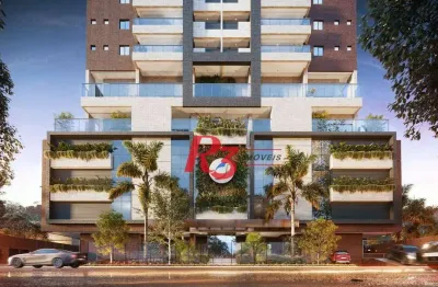 Apartamento à venda, 128 m² por r$ 2.300.000,00 - ponta da praia - santos/sp