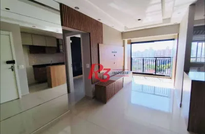 Apartamento à venda, 63 m² por r$ 690.000,00 - marapé - santos/sp