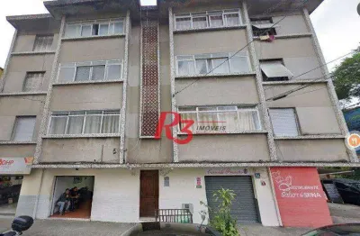 Apartamento com 2 dormitórios + loja  à venda, 76 m² por r$ 450.000 - vila matias - santos