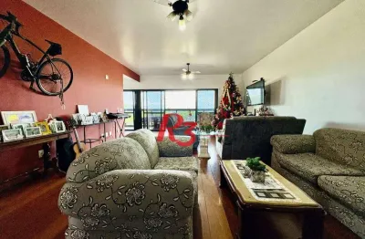 Apartamento com 4 dormitórios à venda, 251 m² por r$ 2.600.000,00 - pompéia - santos/sp