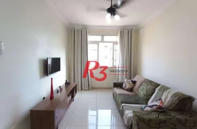 Apartamento à venda, 60 m² por r$ 345.000,00 - marapé - santos/sp