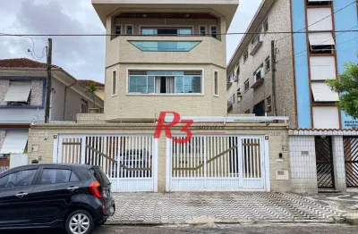 Casa com 5 dormitórios à venda, 269 m² por r$ 1.850.000,00 - marapé - santos/sp