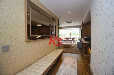 Apartamento garden com 3 dormitórios à venda, 183 m² por r$ 2.900.000,00 - gonzaga - santos/sp