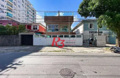 Sobrado com 8 dormitórios à venda, 250 m² por r$ 761.000,00 - encruzilhada - santos/sp