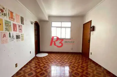 Apartamento com 2 dormitórios à venda, 69 m² por r$ 400.000,00 - boqueirão - santos/sp
