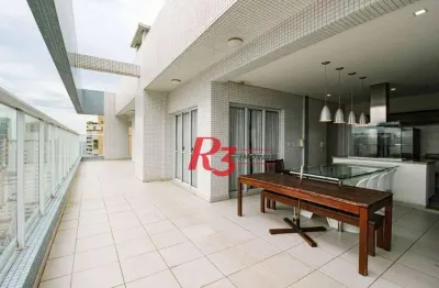 Apartamento com 3 dormitórios à venda, 114 m² por r$ 1.730.000,00 - pompéia - santos/sp