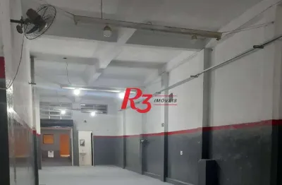 Galpão para alugar, 200 m² - vila mathias - santos/sp