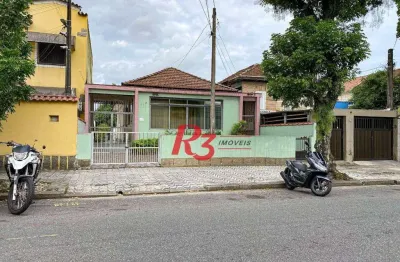 Terreno à venda, 500 m² por r$ 1.350.000,00 - macuco - santos/sp