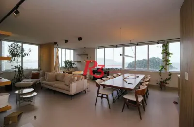 Apartamento à venda, 215 m² por r$ 2.660.000,00 - josé menino - santos/sp