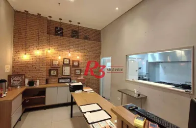 Loja à venda, 70 m² por r$ 440.000,00 - vila matias - santos/sp