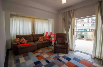 Apartamento à venda, 124 m² por r$ 650.000,00 - embaré - santos/sp