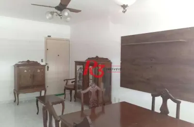 Apartamento com 2 dormitórios à venda, 98 m² por r$ 520.000,00 - gonzaga - santos/sp