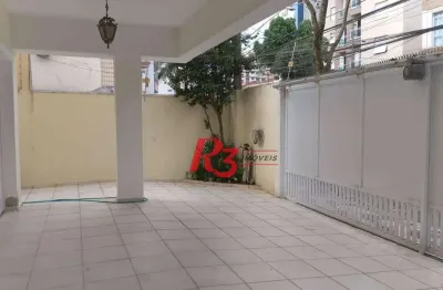 Sobrado à venda, 180 m² por r$ 2.100.000,00 - gonzaga - santos/sp