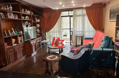 Apartamento com 3 quartos à venda, 165 m² por r$ 850.000 - gonzaga - santos/sp