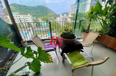 Cobertura à venda, 298 m² por r$ 1.300.000,00 - jardim las palmas - guarujá/sp