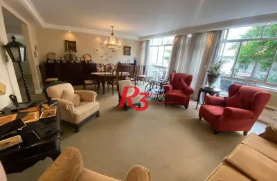 Apartamento à venda, 193 m² por r$ 1.290.000,00 - embaré - santos/sp