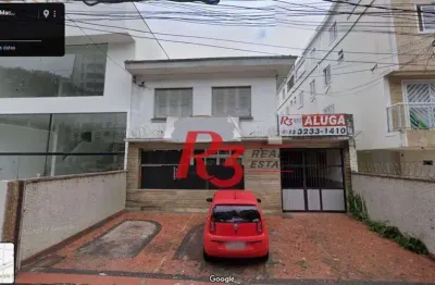 Casa, 500 m² - venda por r$ 6.000.000,00 ou aluguel por r$ 25.000,00/mês - marapé - santos/sp