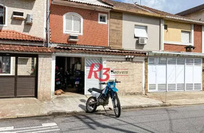 Casa à venda, 92 m² por r$ 900.000,00 - aparecida - santos/sp