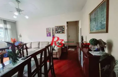 Apartamento à venda, 131 m² por r$ 560.000,00 - marapé - santos/sp