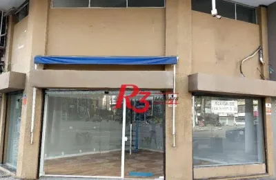 Loja, 55 m² - venda por R$ 2.150.000,00 ou aluguel por R$ 12.000,00/mês - Gonzaga - Santos/SP