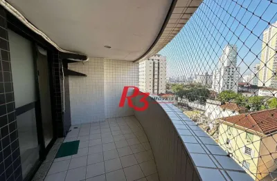 Apartamento com 2 dormitórios à venda, 102 m² por r$ 860.000,00 - pompéia - santos/sp