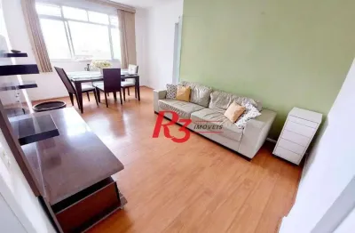 Apartamento à venda, 90 m² por r$ 560.000,00 - campo grande - santos/sp