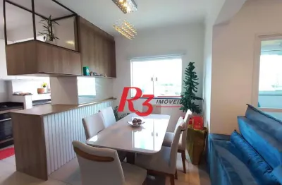 Apartamento à venda, 68 m² por r$ 600.000,00 - campo grande - santos/sp