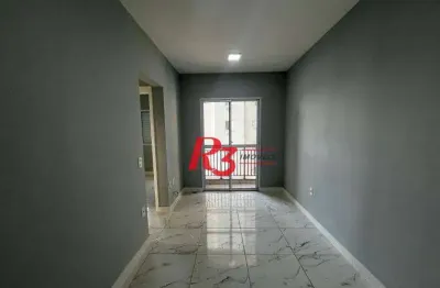 Apartamento com 2 dormitórios à venda, 48 m² por r$ 310.000,00 - castelo - santos/sp